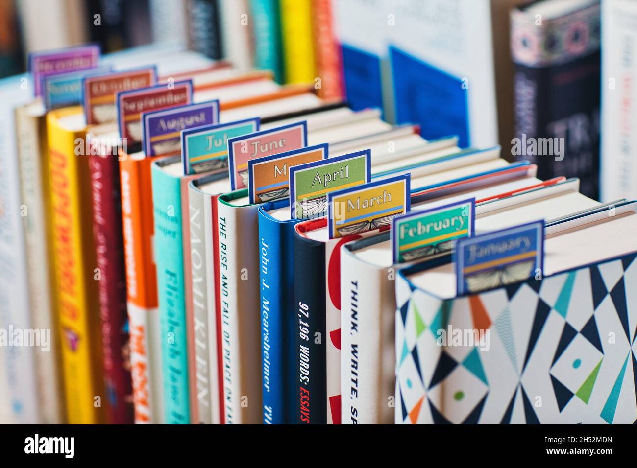 GREAT BRITAN / London / Bookstores /  personalised book subscription service Stock Photo