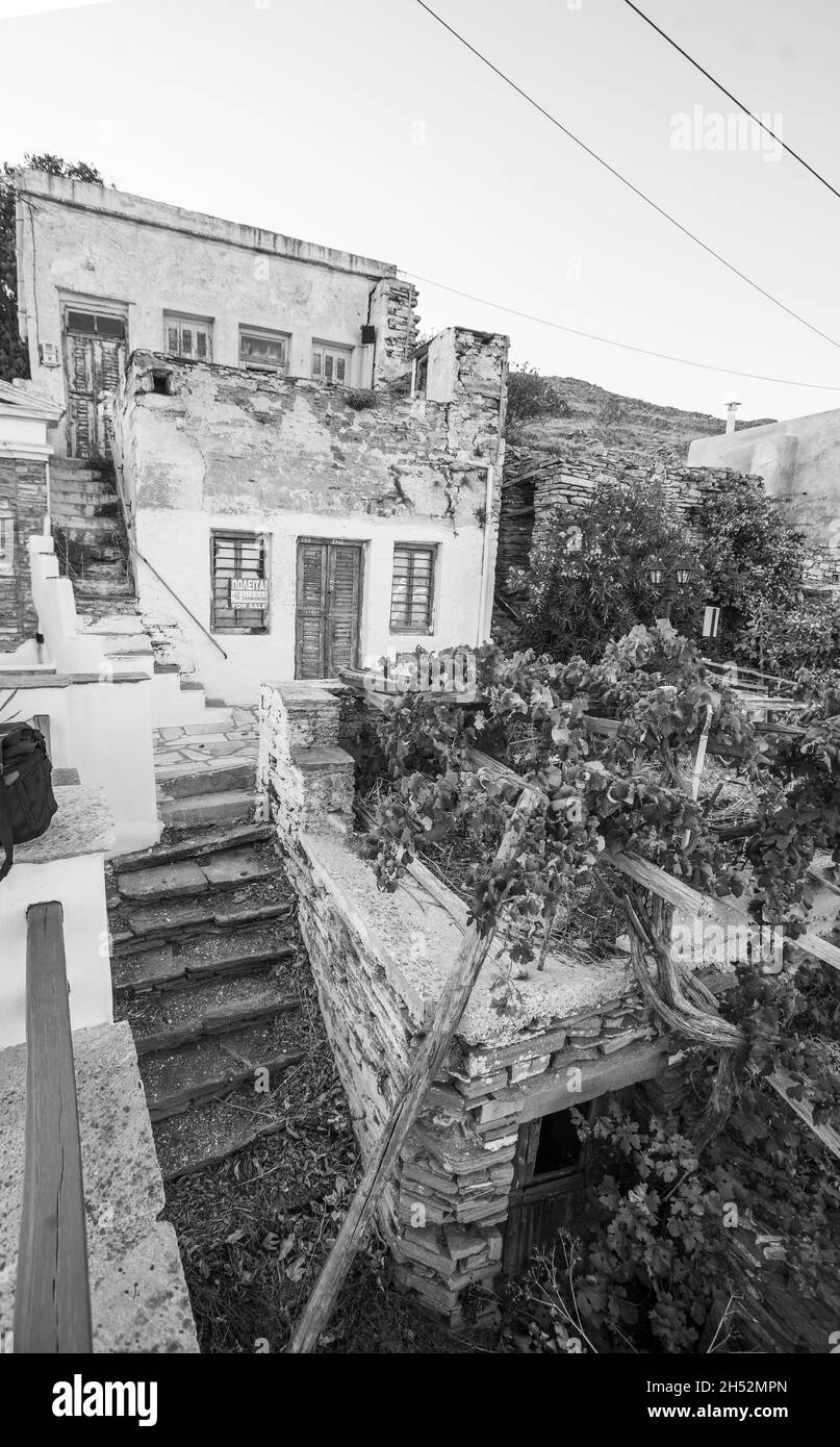 Old house for sale on three different levels Stock Photo Alamy