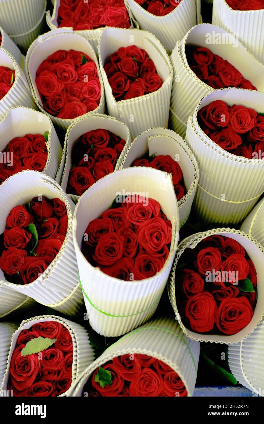 Pune, INDIA November 04 Flower at Market Yard in Pune during Diwali