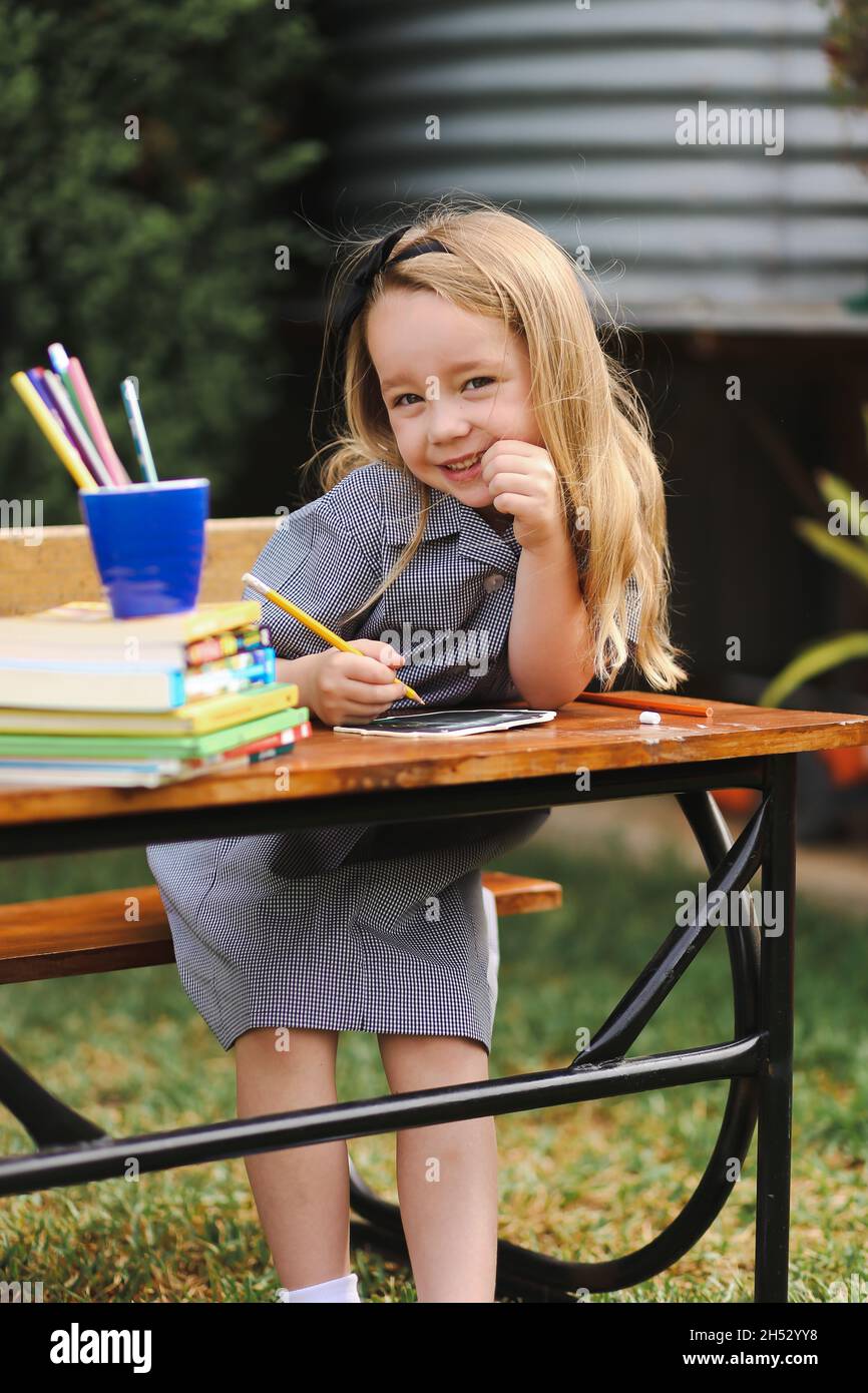 Girl wearing uniform hi-res stock photography and images - Alamy