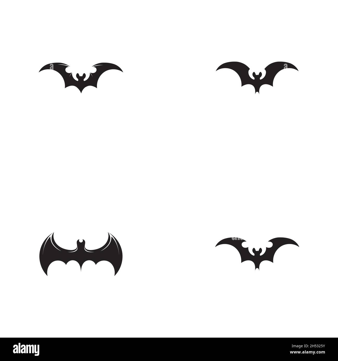 bat logo vector illustration design template - vector Stock Vector ...