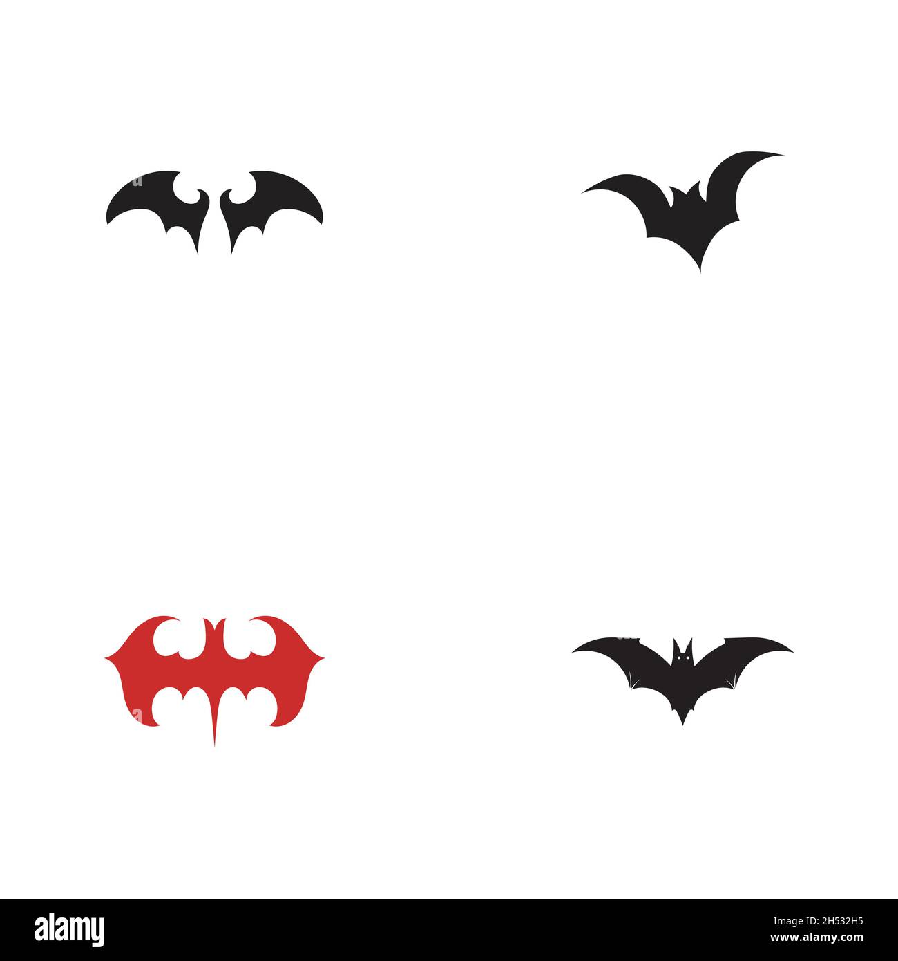 bat logo vector illustration design template - vector Stock Vector ...