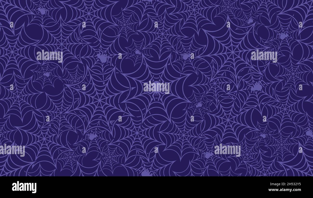 Spider web pattern. Seamless pattern, texture print. Stock Vector