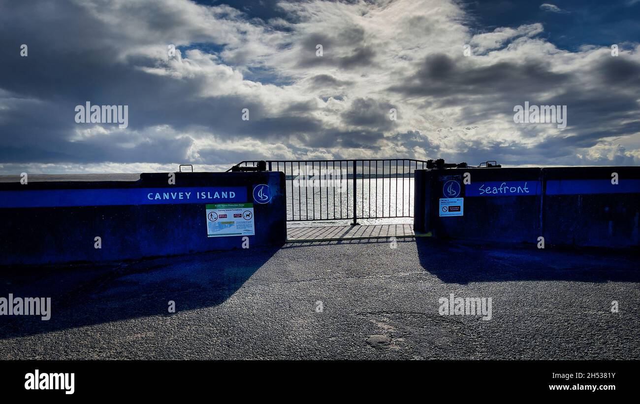 Flood Barrier Canvey Island Stock Photo - Alamy