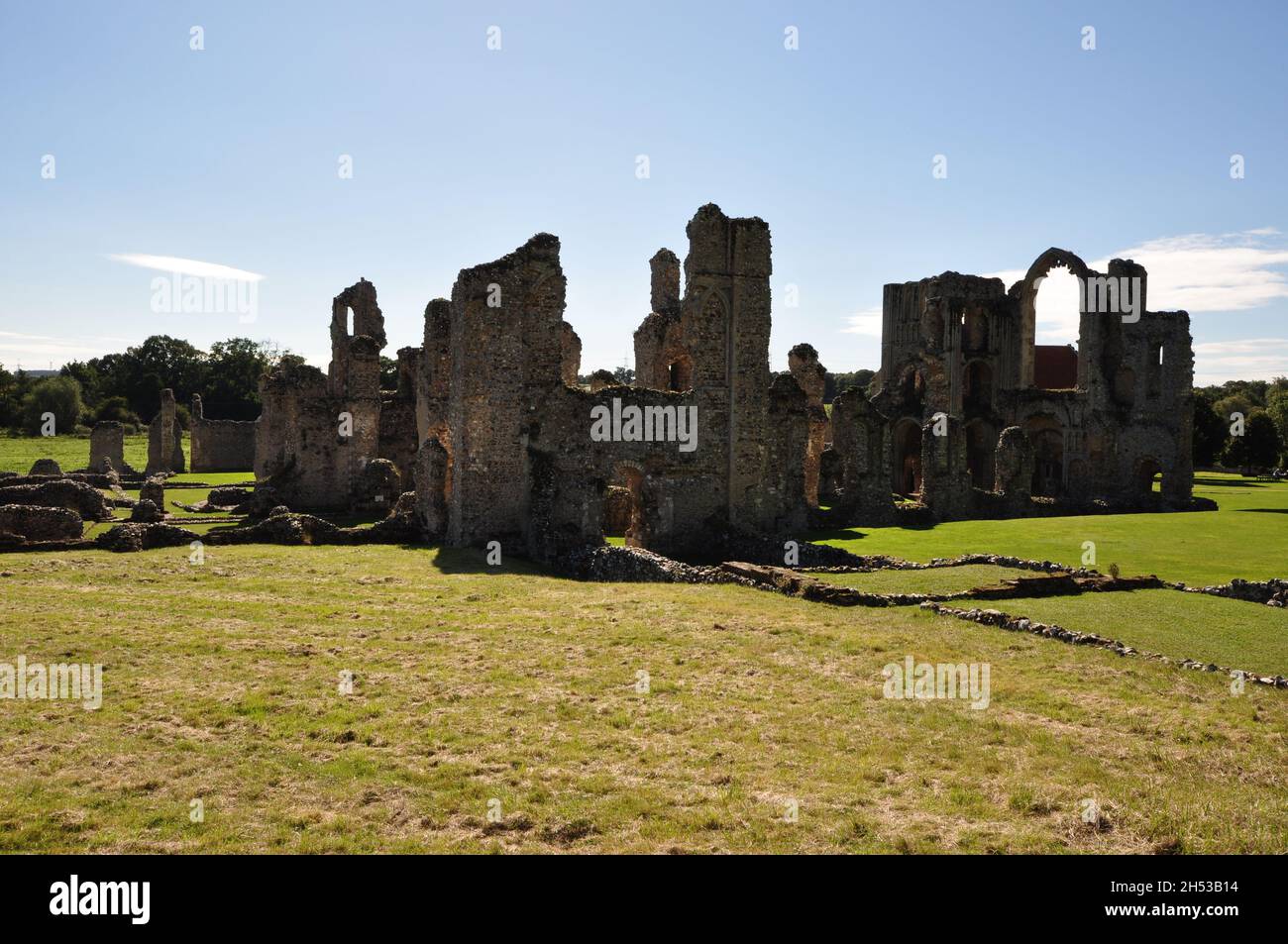 Castle Acre Priory, north-west Norfolk, England, UK Stock Photo