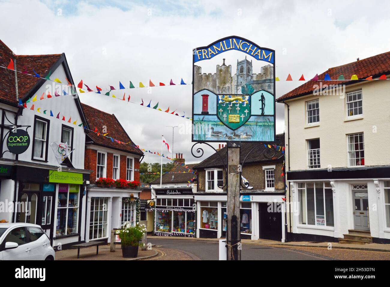 Framlingham high street hires stock photography and images Alamy
