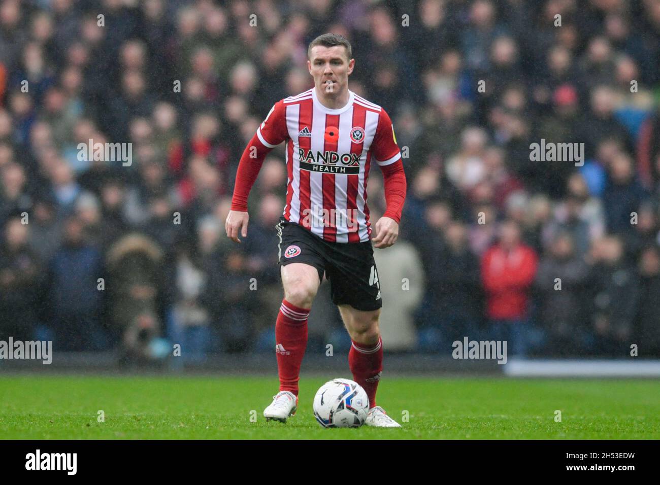 Blackburn, UK. 06th Nov, 2021. John Fleck #4 of Sheffield United in action during the game in Blackburn, United Kingdom on 11/6/2021. (Photo by Simon Whitehead/News Images/Sipa USA) Credit: Sipa USA/Alamy Live News Stock Photo