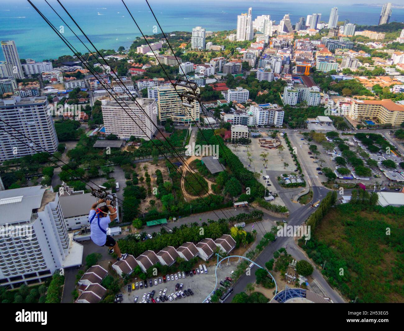 Pattaya Tower, Thailand Stock Photo