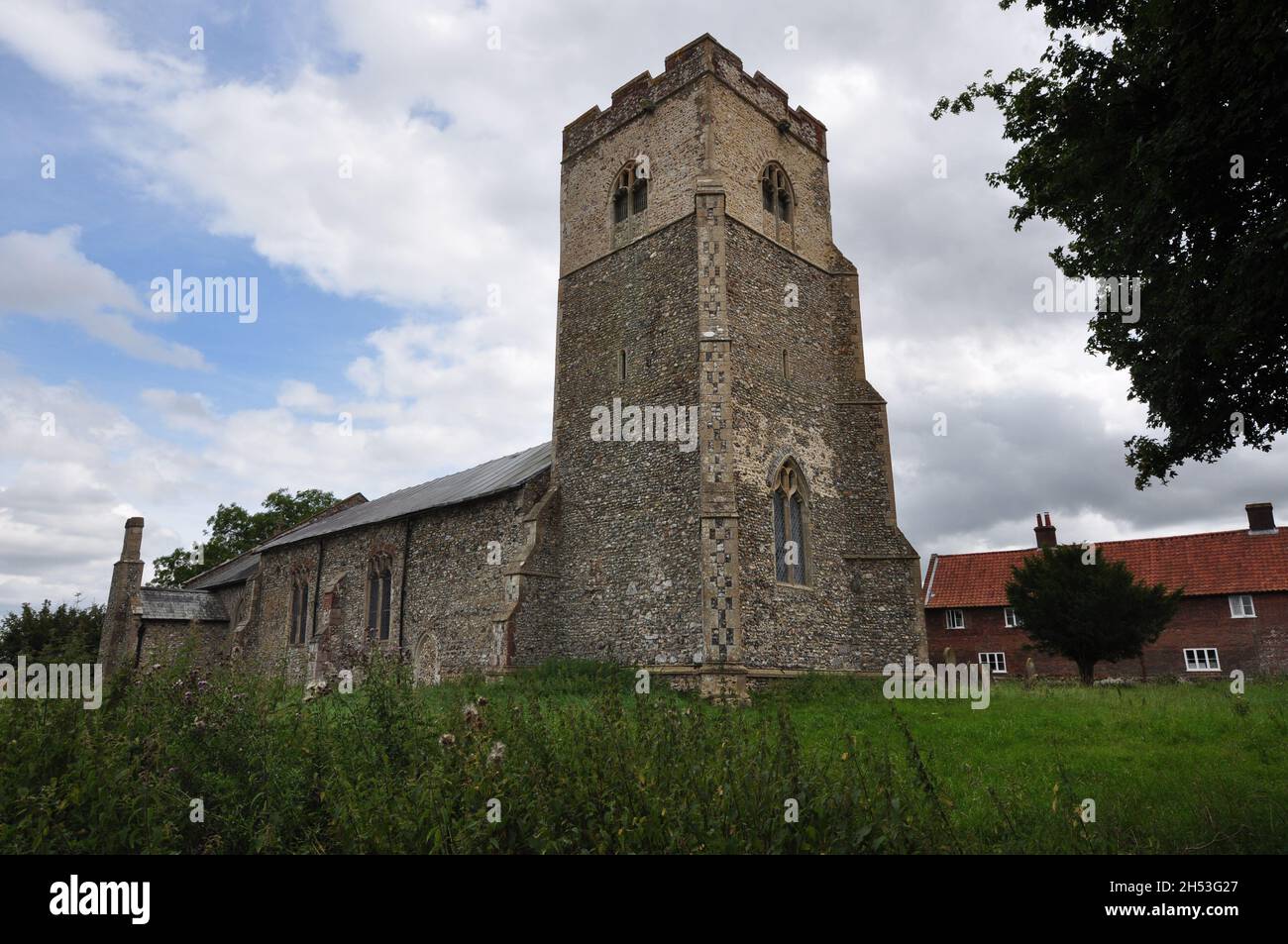 St Helen's church, Gateley, Norfolk, England, UK. Stock Photo