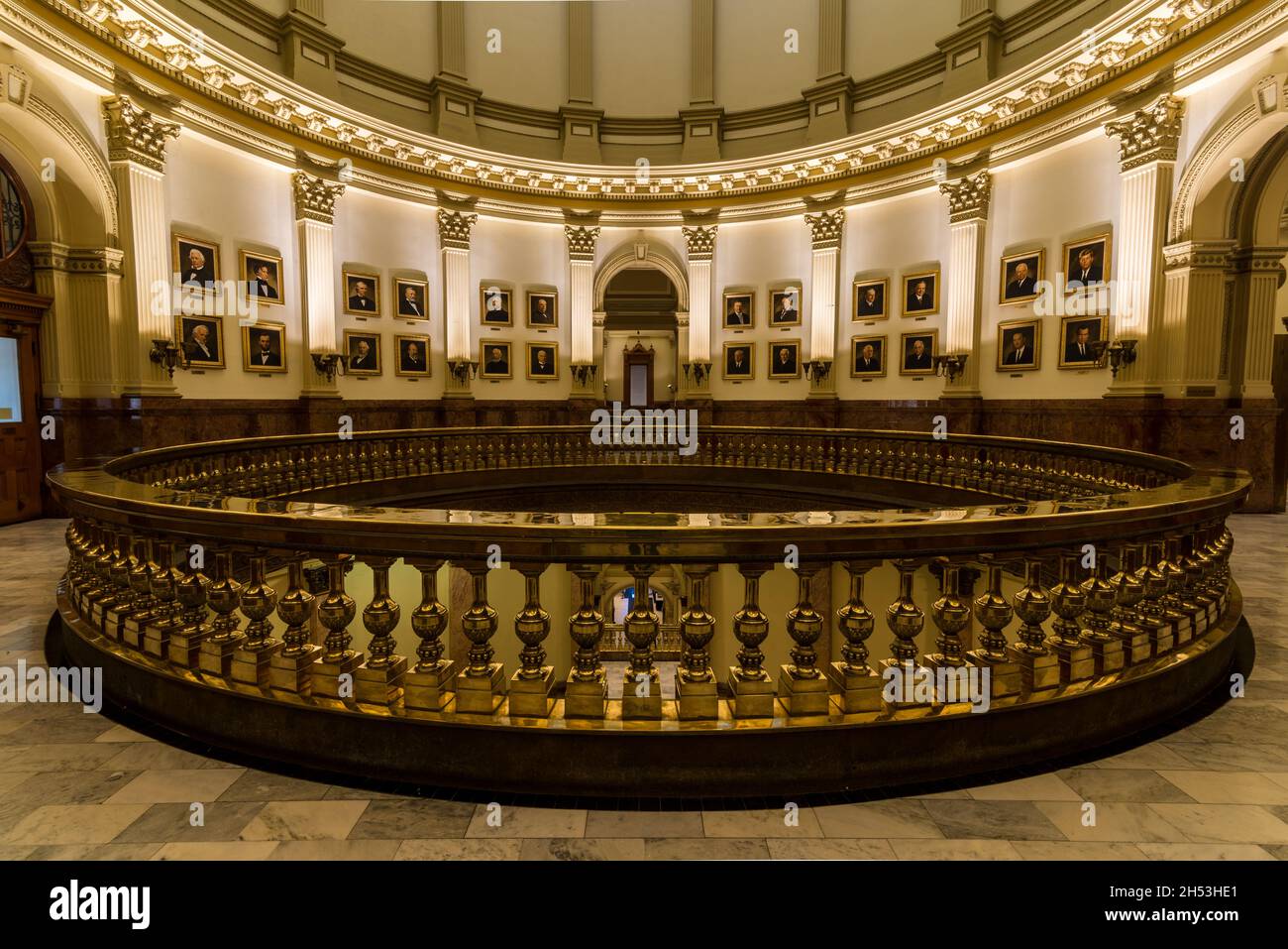 Hall of Presidents - Colorado State Capitol Building - Denver Stock Photo