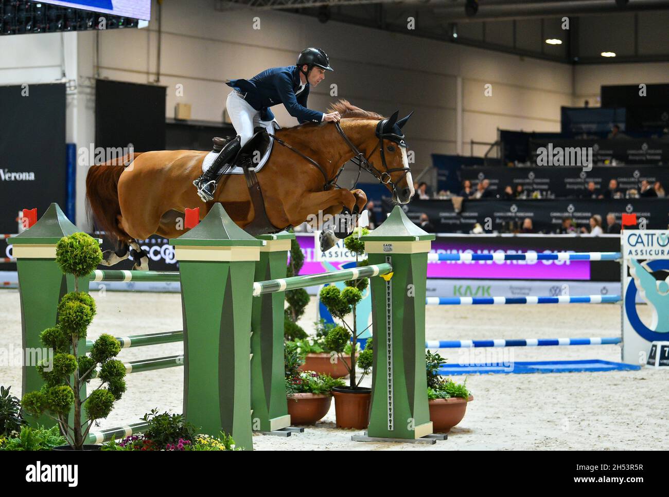 Fiera Cavalli, Verona, Italy, November 05, 2021, Mark McAuley during Longines FEI Jumping World