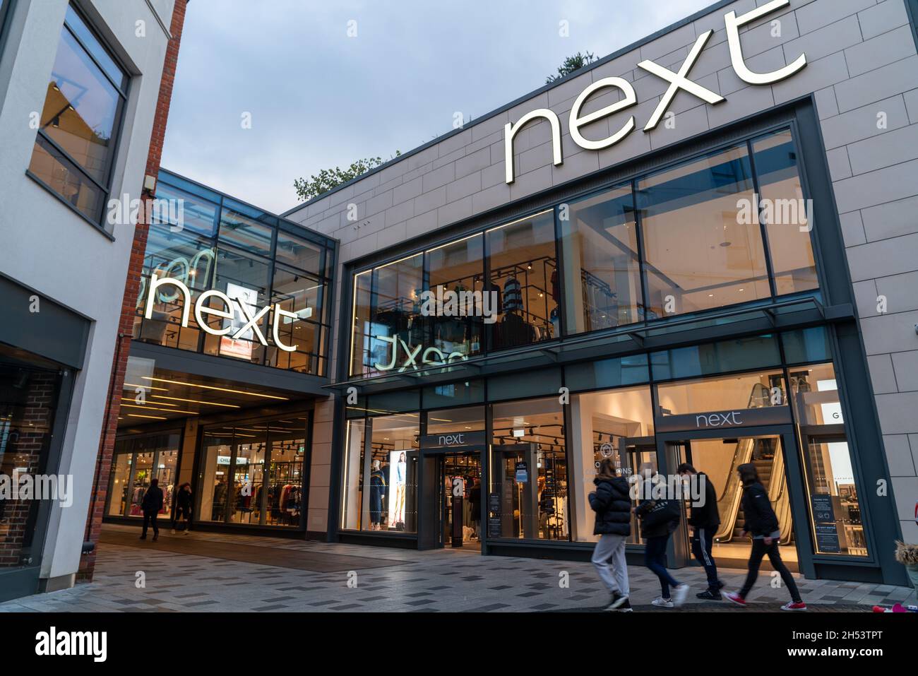 New Next Clothing Store in Newbury, Berkshire, United Kingdom Stock Photo