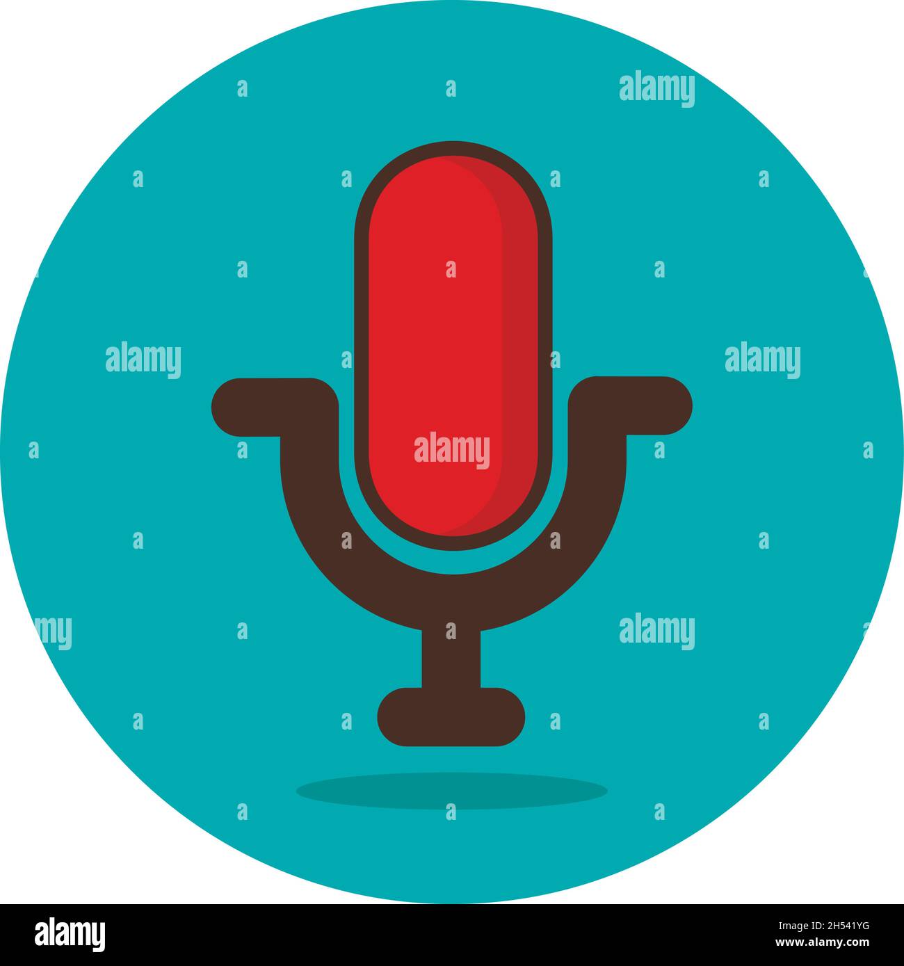 Microphone icon vector illustration. Musical sign, eps 10 Stock Vector ...