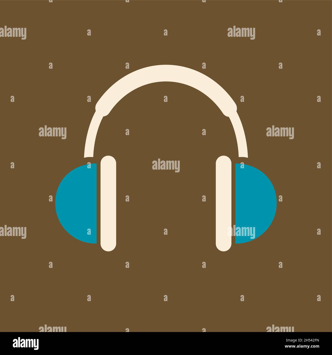 Headphone icon vector sign hi-res stock photography and images - Alamy