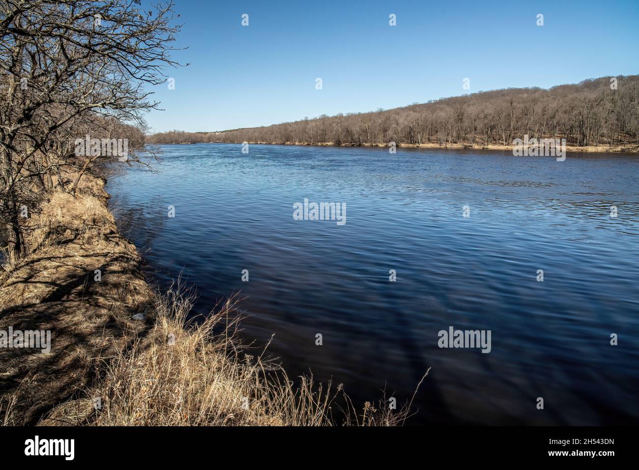 St. Croix River at Wild River State Park near Almelund, Minnesota USA