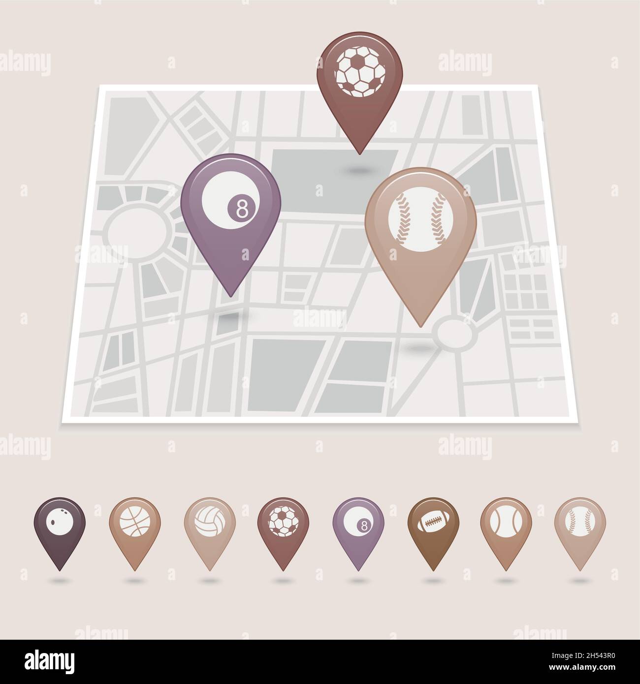 Bowling balls pins Stock Vector Images Alamy