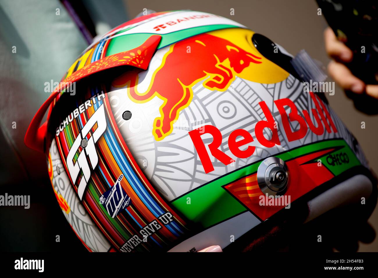 The helmet of sergio perez hi-res stock photography and The helmet of sergio perez hi-res stock photography and