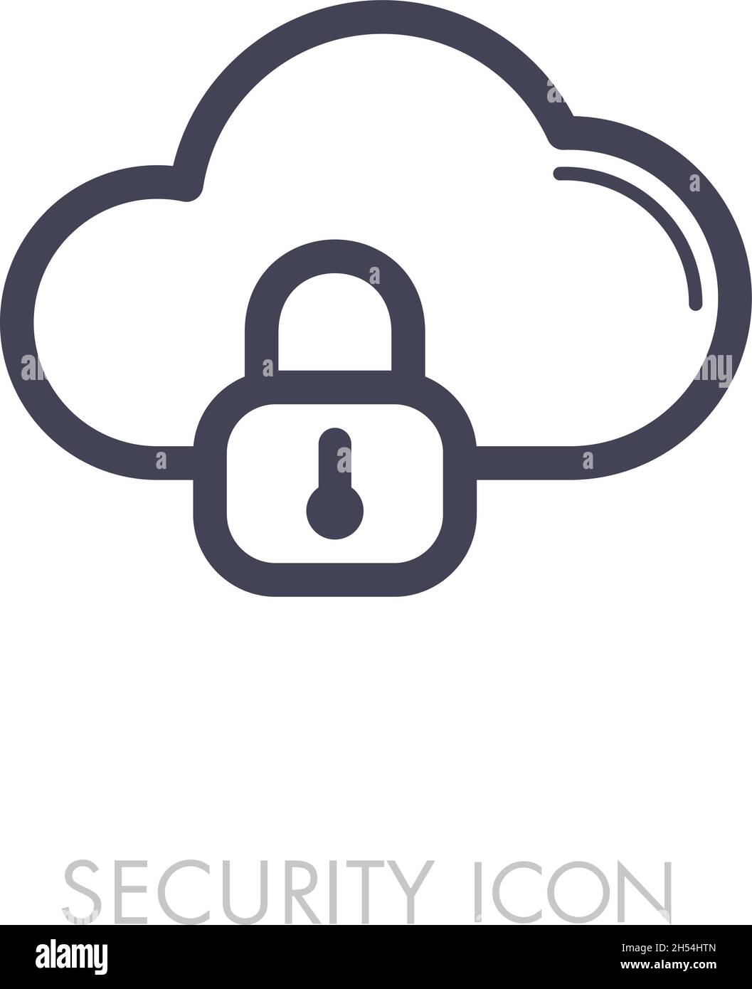 Cloud computer storage with lock icon. Security sign. Graph symbol for your  web site design, logo, app, UI. Vector illustration, EPS10 Stock Vector  Image & Art - Alamy