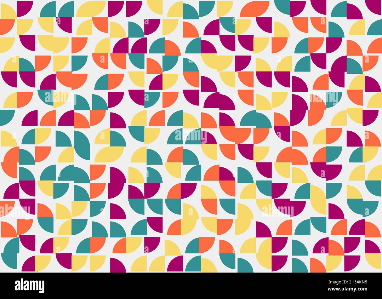 Abstract Geometrical generative computational art illustration Stock Vector