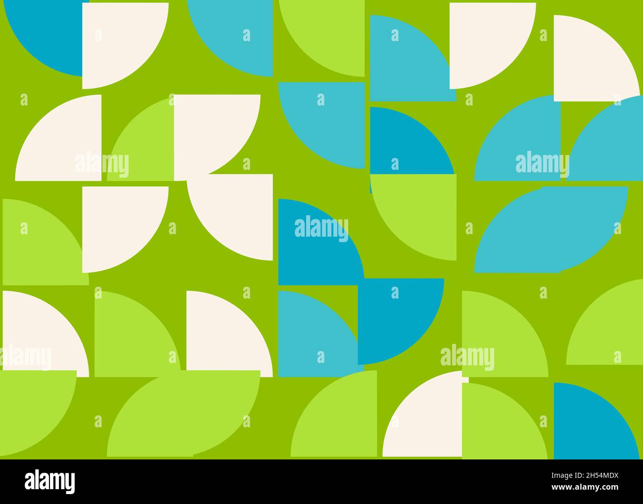 Abstract Geometrical generative computational art illustration Stock Vector