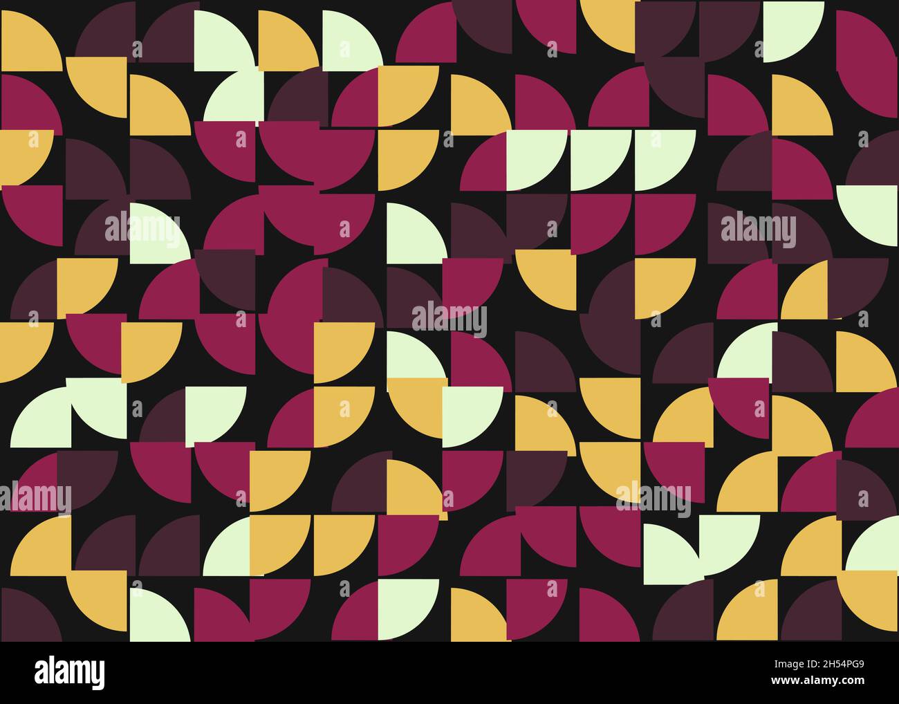 Abstract Geometrical generative computational art illustration Stock Vector