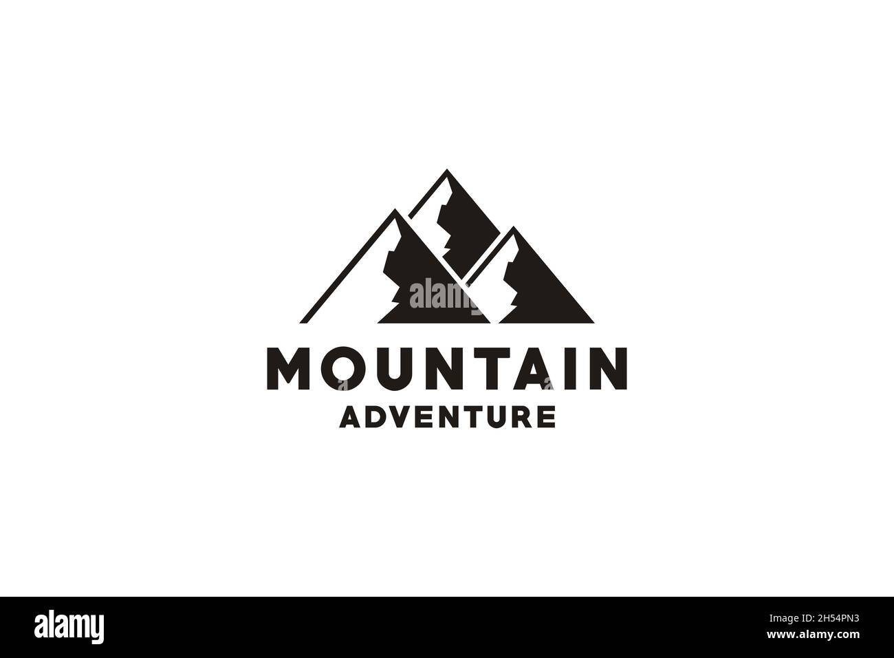 Mountain / travel / adventure hipster logo design. Stock Vector
