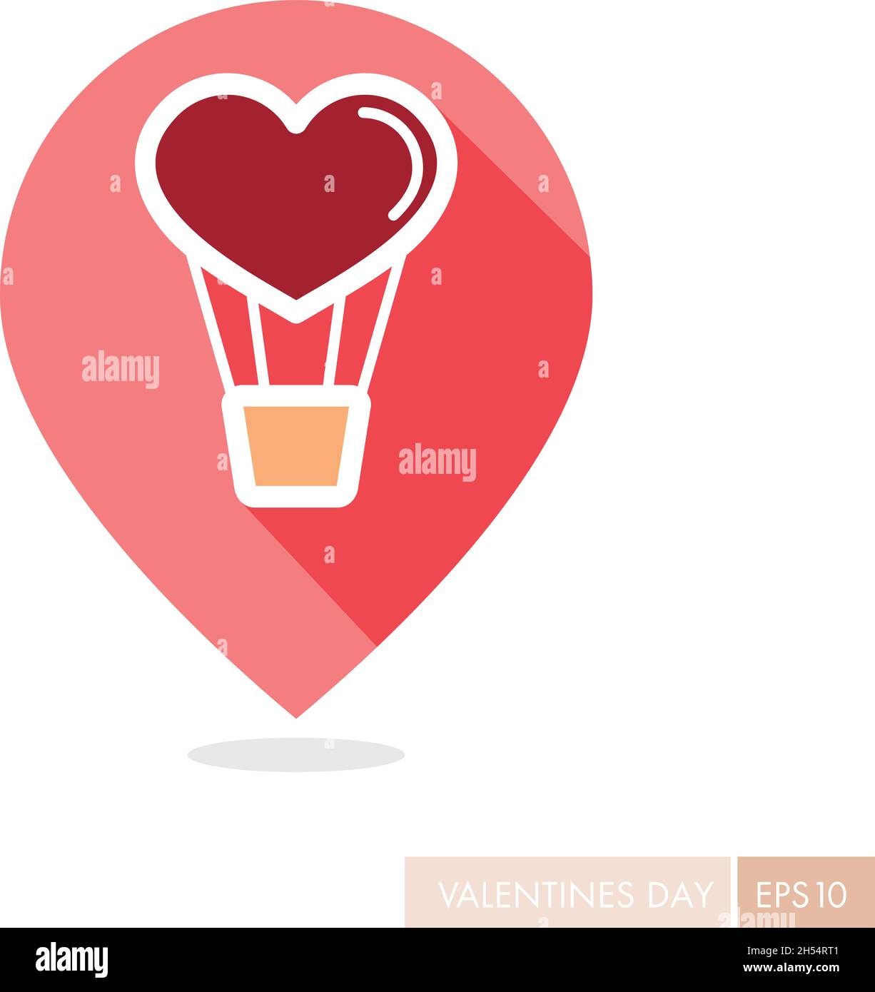 Map pin pointer balloon icon Stock Vector Images - Alamy