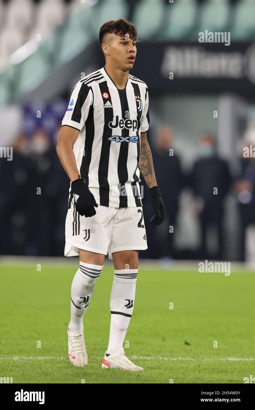 Turin, Italy, 6th November 2021. Kaio Jorge of Juventus during the Serie A match at Allianz Stadium, Turin. Picture credit should read: Jonathan Moscrop / Sportimage Stock Photo