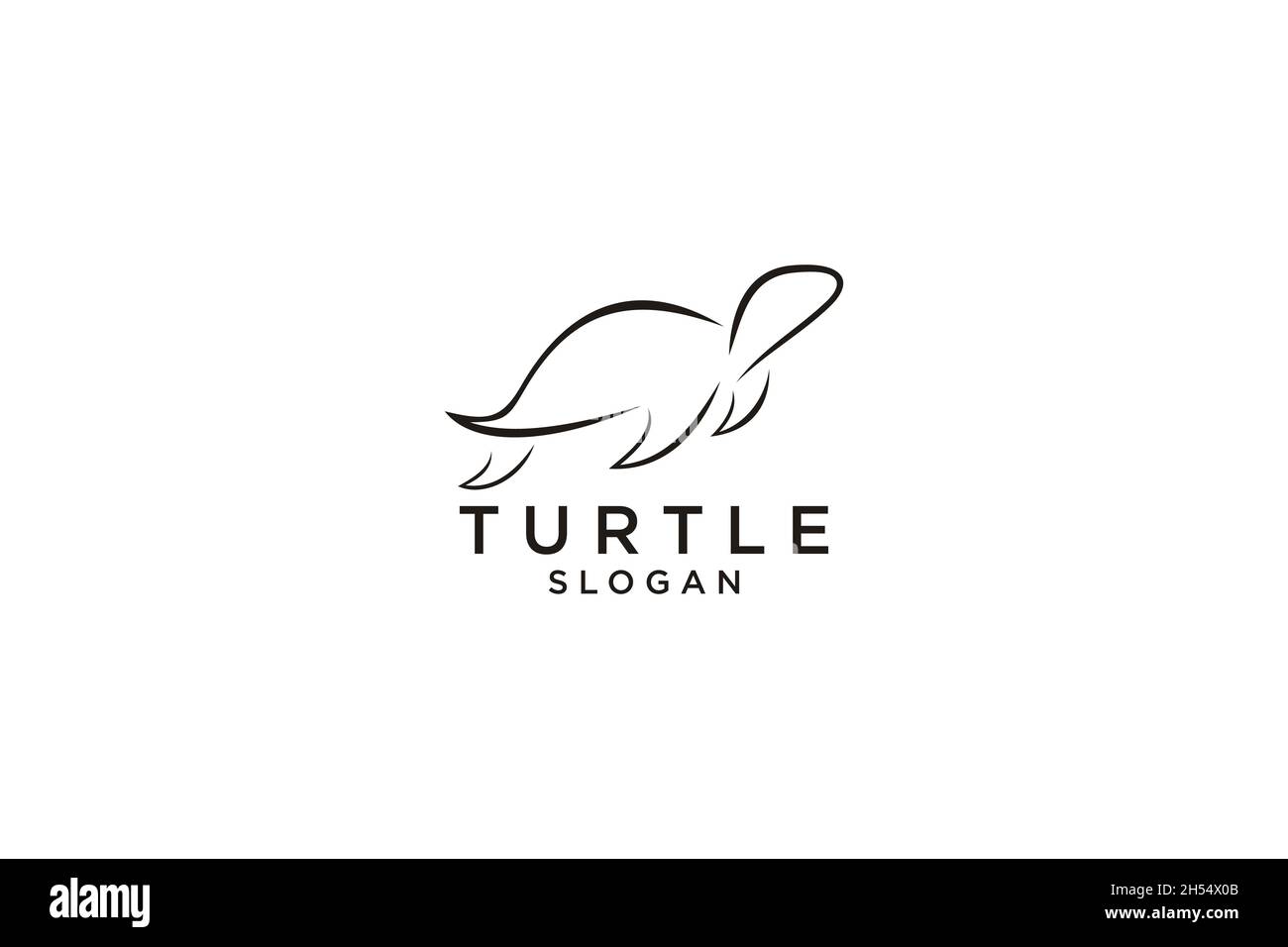 Sea turtle icon. Line, glyph and filled outline version, Turtle animal top view outline and filled vector sign. Symbol, logo illustration. Different s Stock Vector