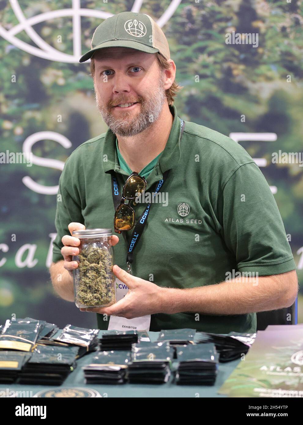 Javits Center, New York, USA, November 05, 2021 Thousands of Cannabis Business Personalities