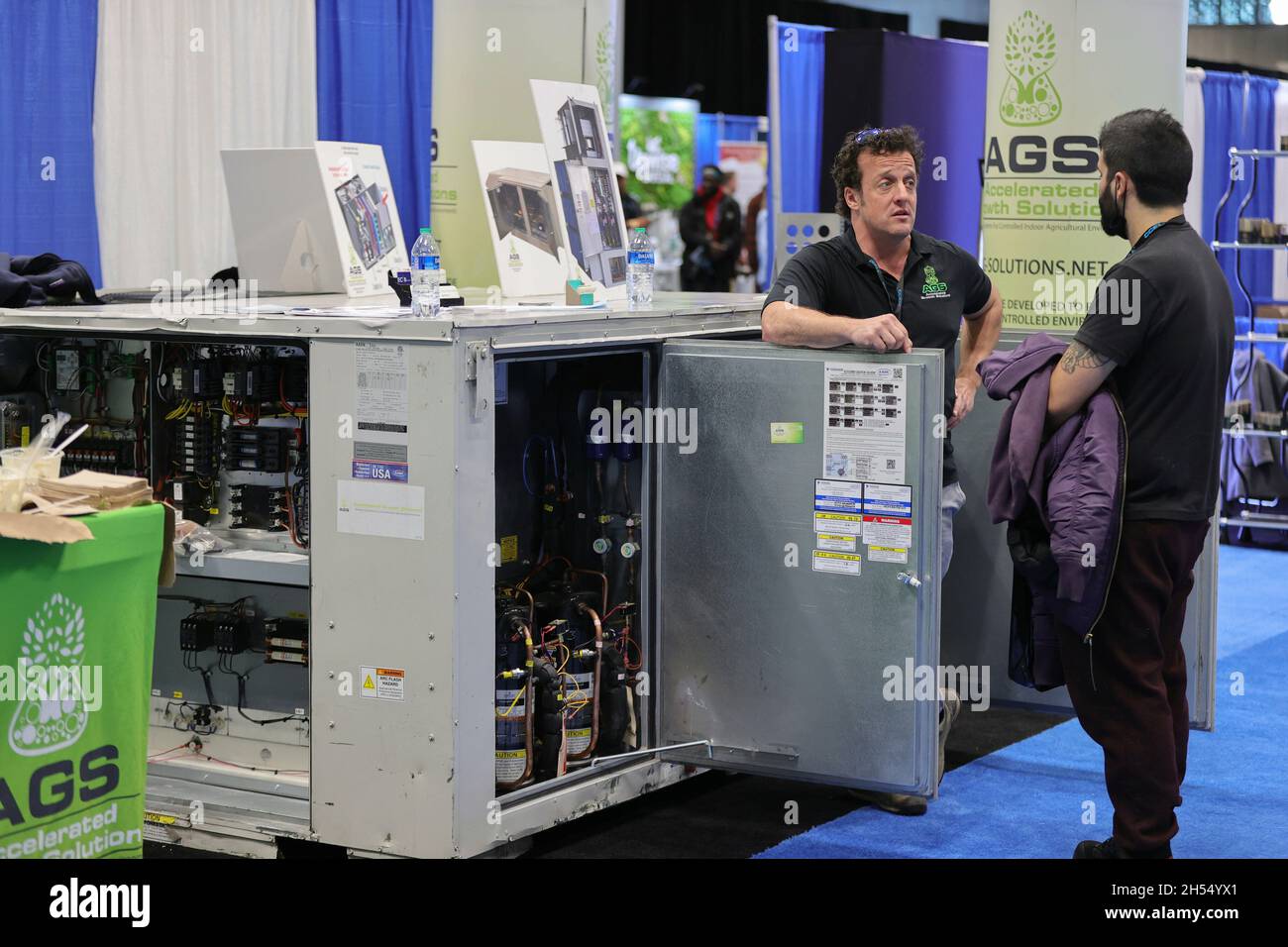 Javits Center, New York, USA, November 05, 2021 Thousands of Cannabis Business Personalities