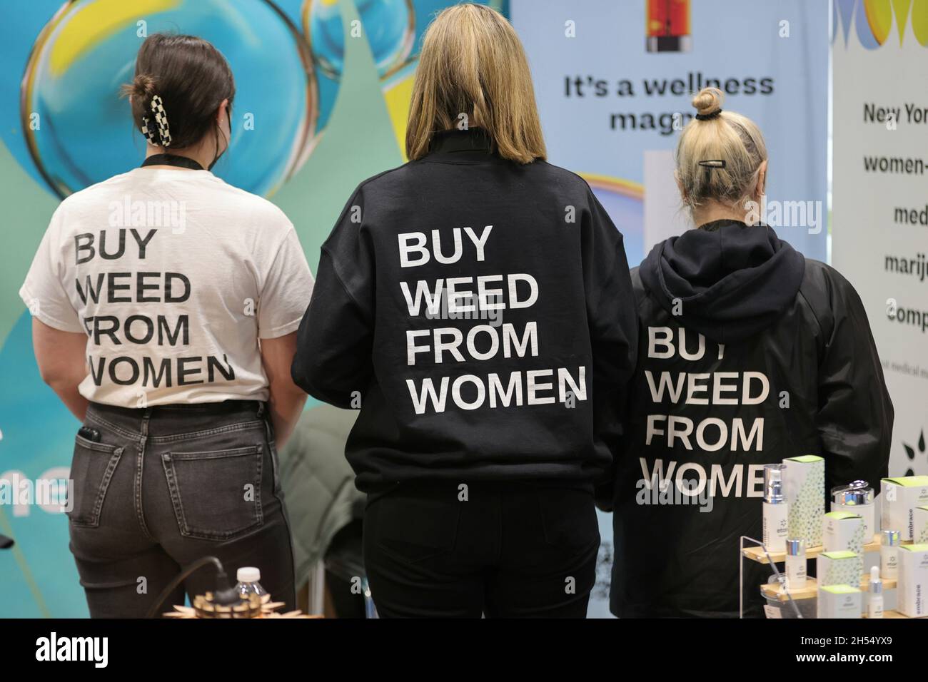 Javits Center, New York, USA, November 05, 2021 Thousands of Cannabis Business Personalities