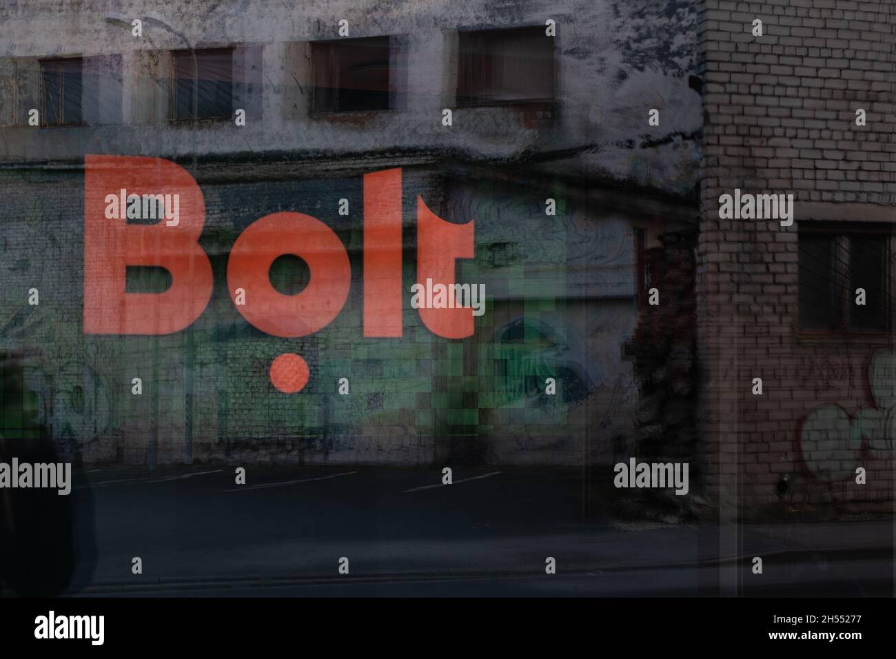 Bolt company head office. Bolt is transportation network, scooter