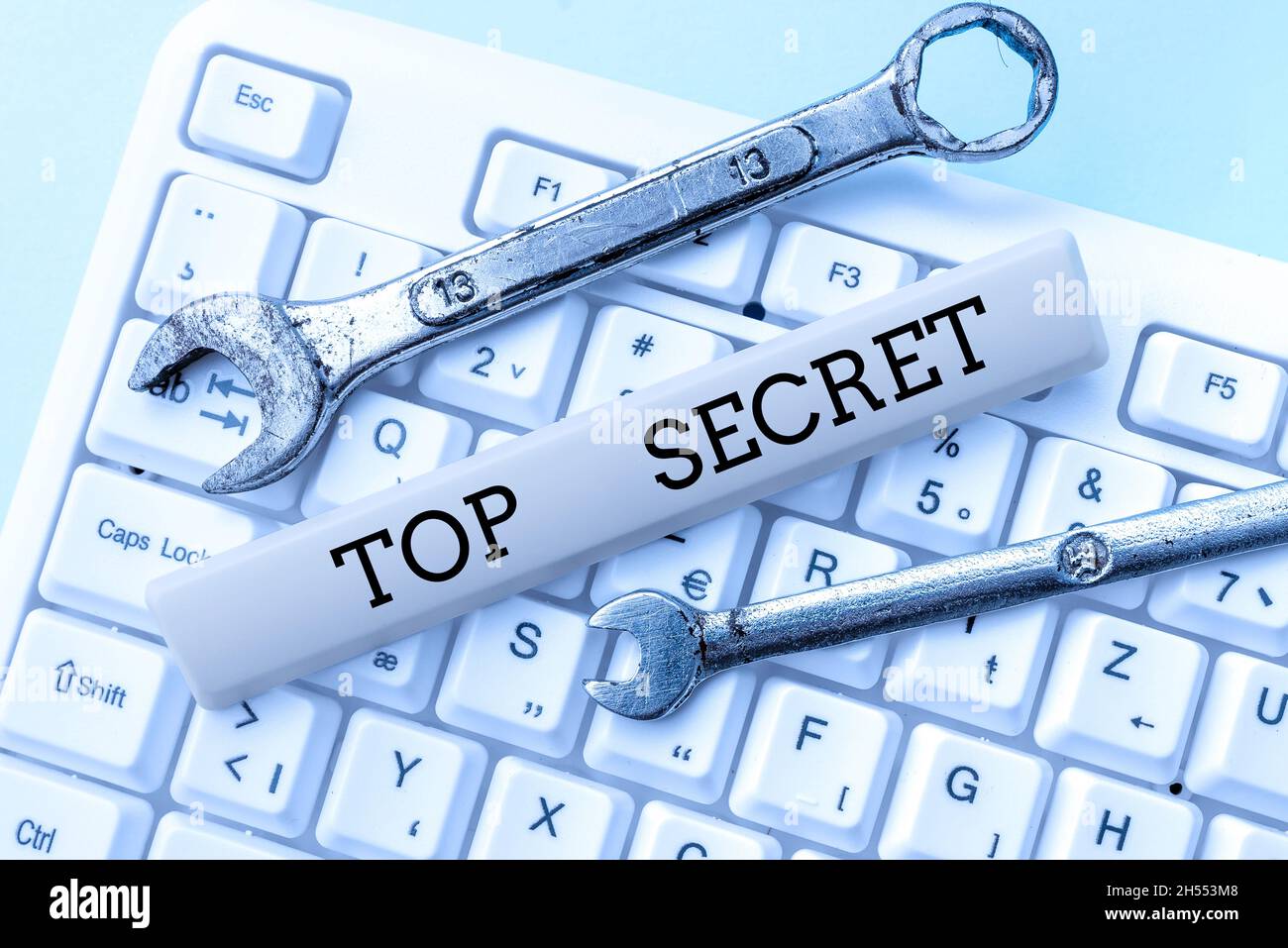 Text sign showing Top Secret. Business idea protected by a high degree of secrecy Highly confidential Formatting And Compiling Online Datas, Abstract Stock Photo