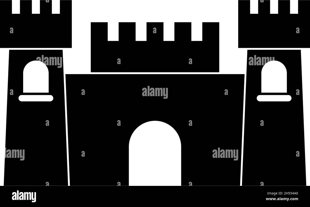 Castle icon Stock Vector Images - Alamy