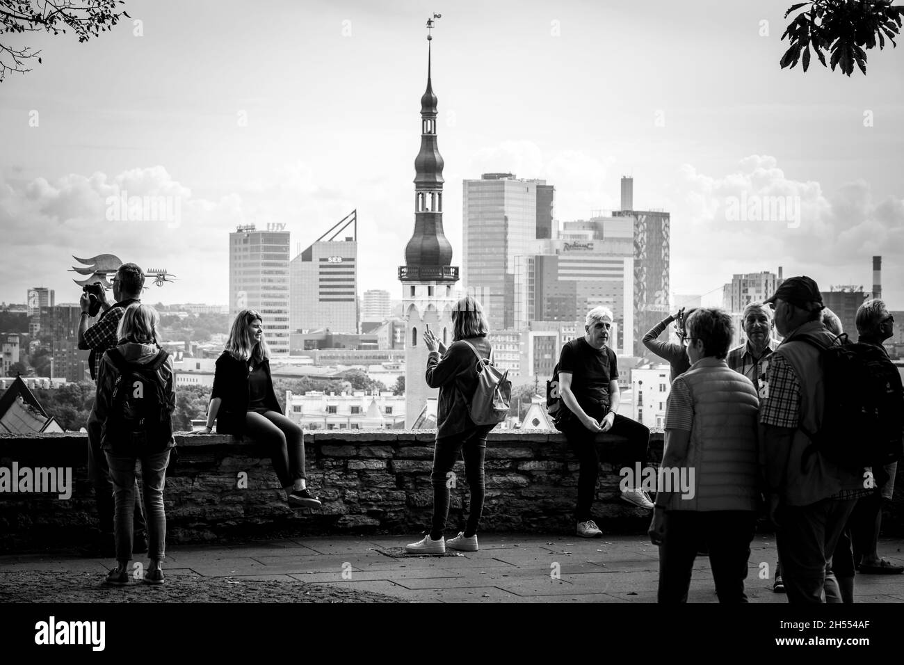 Tallinn capital of Estonia trip 2021 Stock Photo