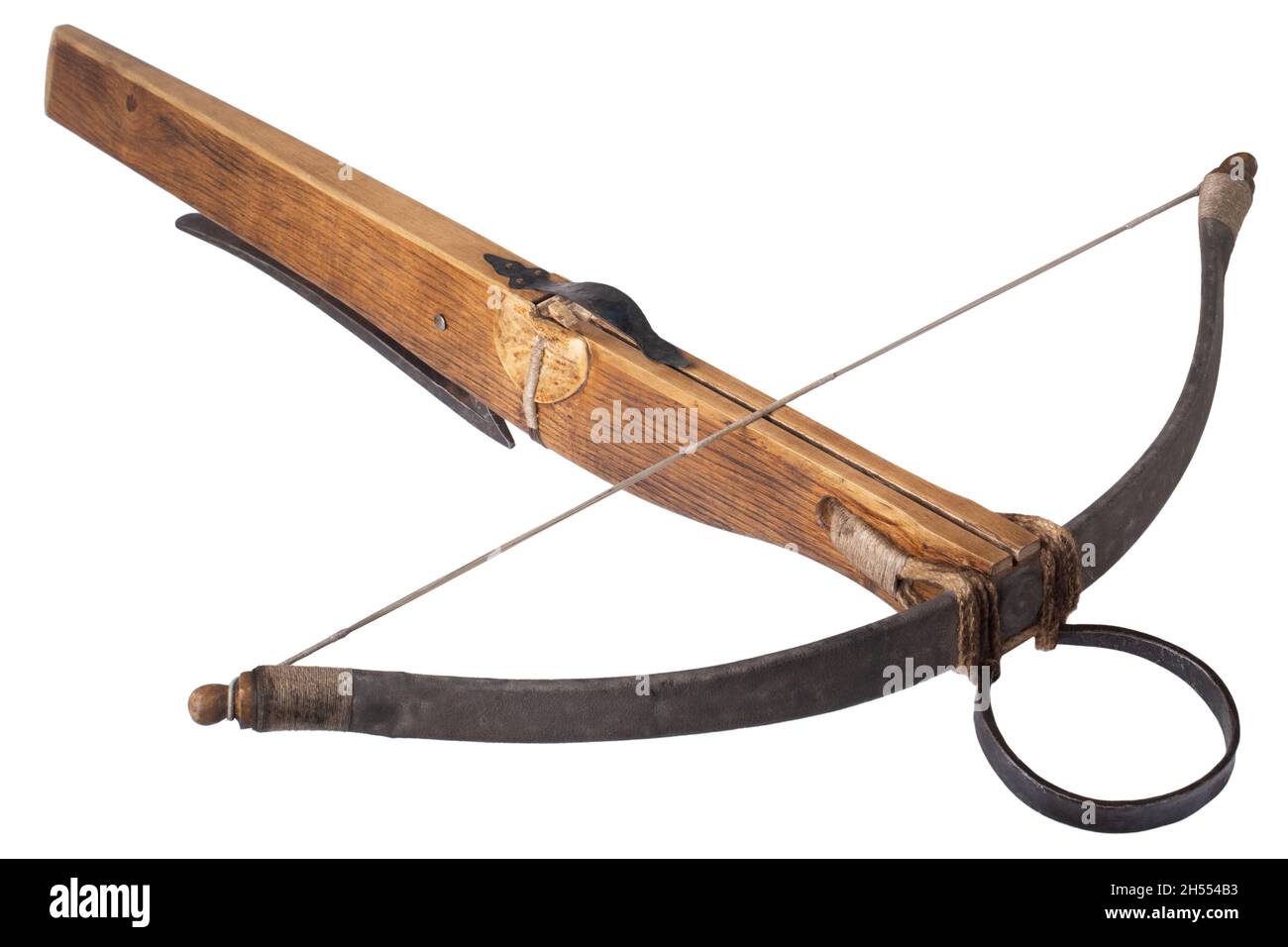 medieval crossbow isolated on white background Stock Photo - Alamy