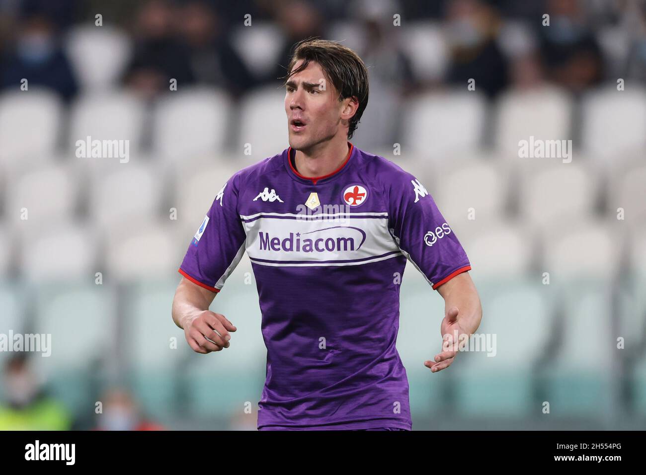 Dusan Vlahovic of ACF Fiorentina smiles during the pre-season News Photo  - Getty Images