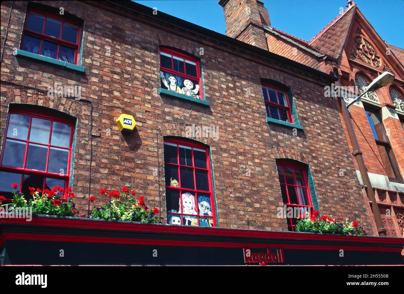Rag Doll Shop, Stratford upon Avon. Former home of the Teletubbies and Rosie and Jim UK children's TV show no longer in existence. Stock Photo