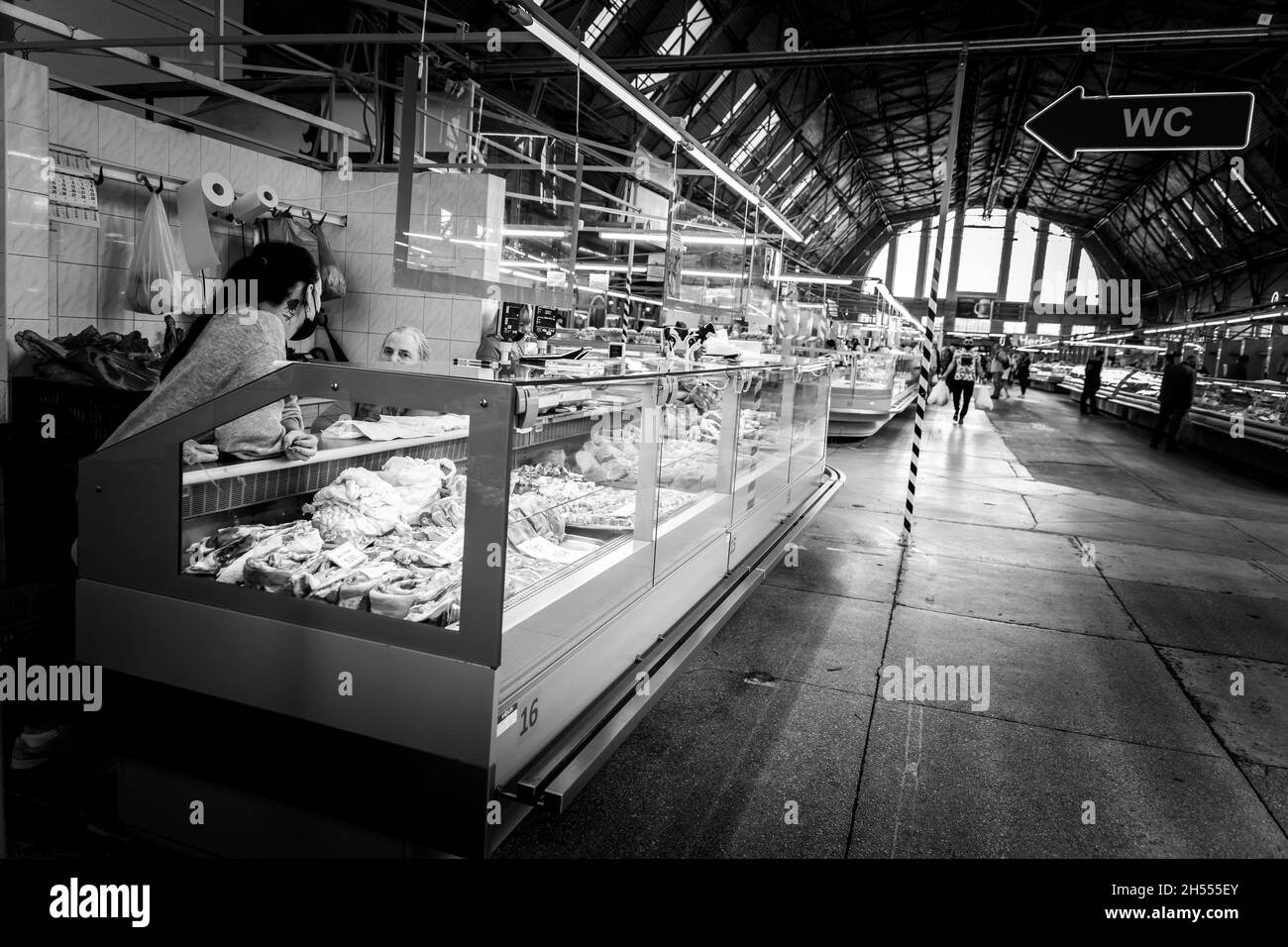 Riga Zeppelin Hangars summer 2021 Stock Photo