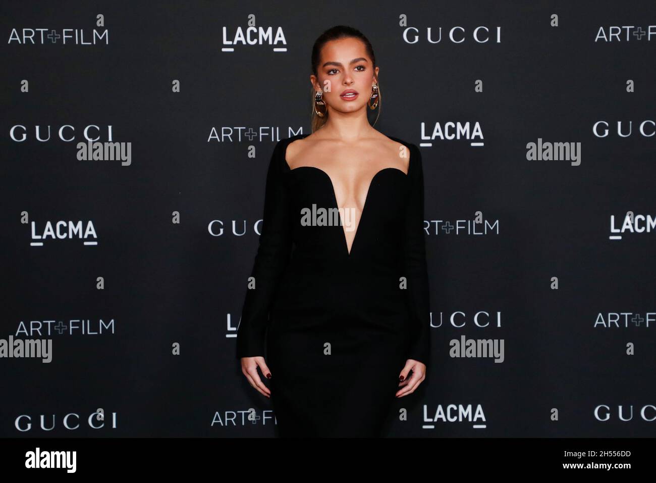 Social media personality Addison Rae poses at the LACMA Art+Film Gala