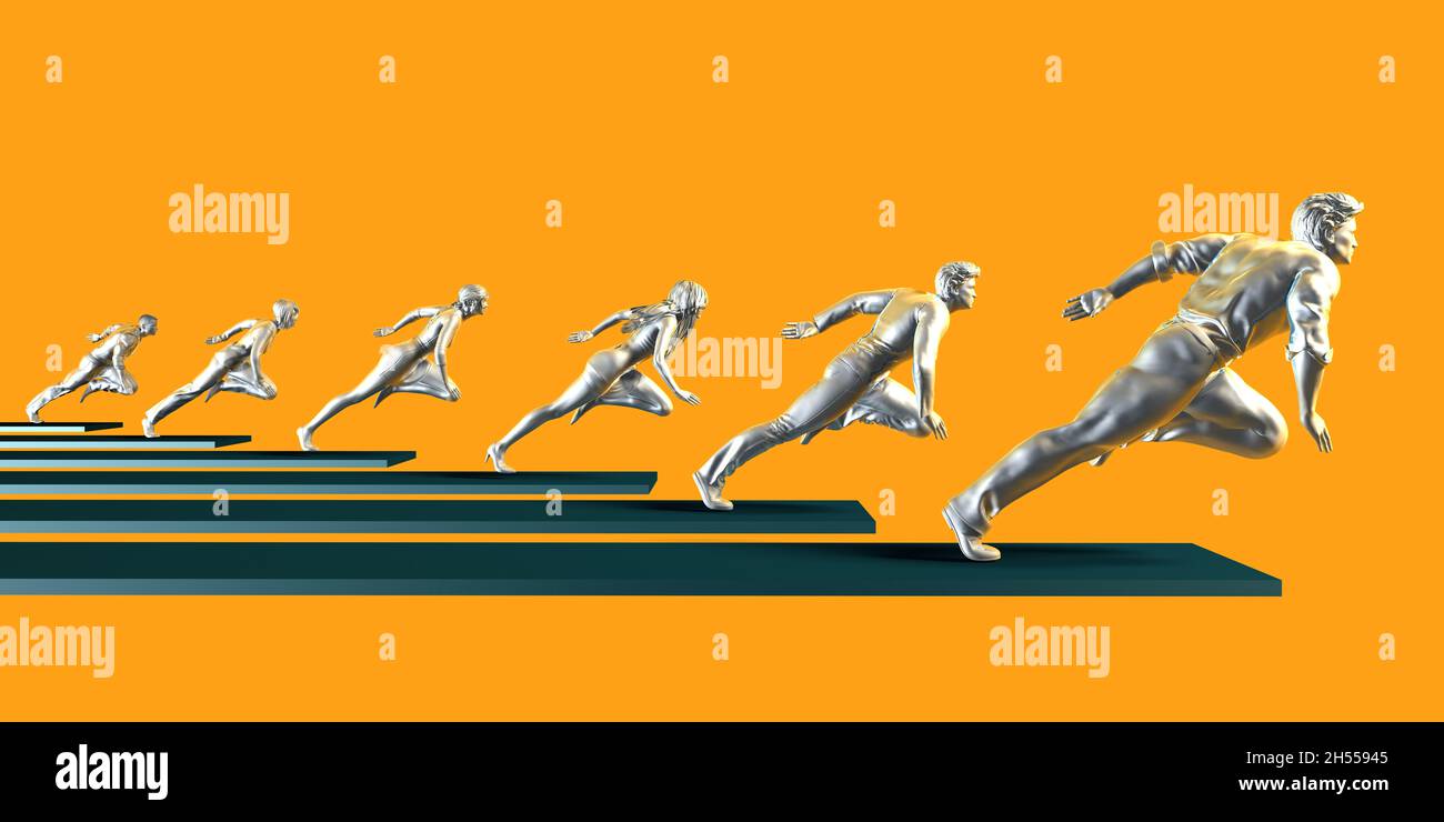 Management Strategy and Motivation of Workforce Stock Photo - Alamy