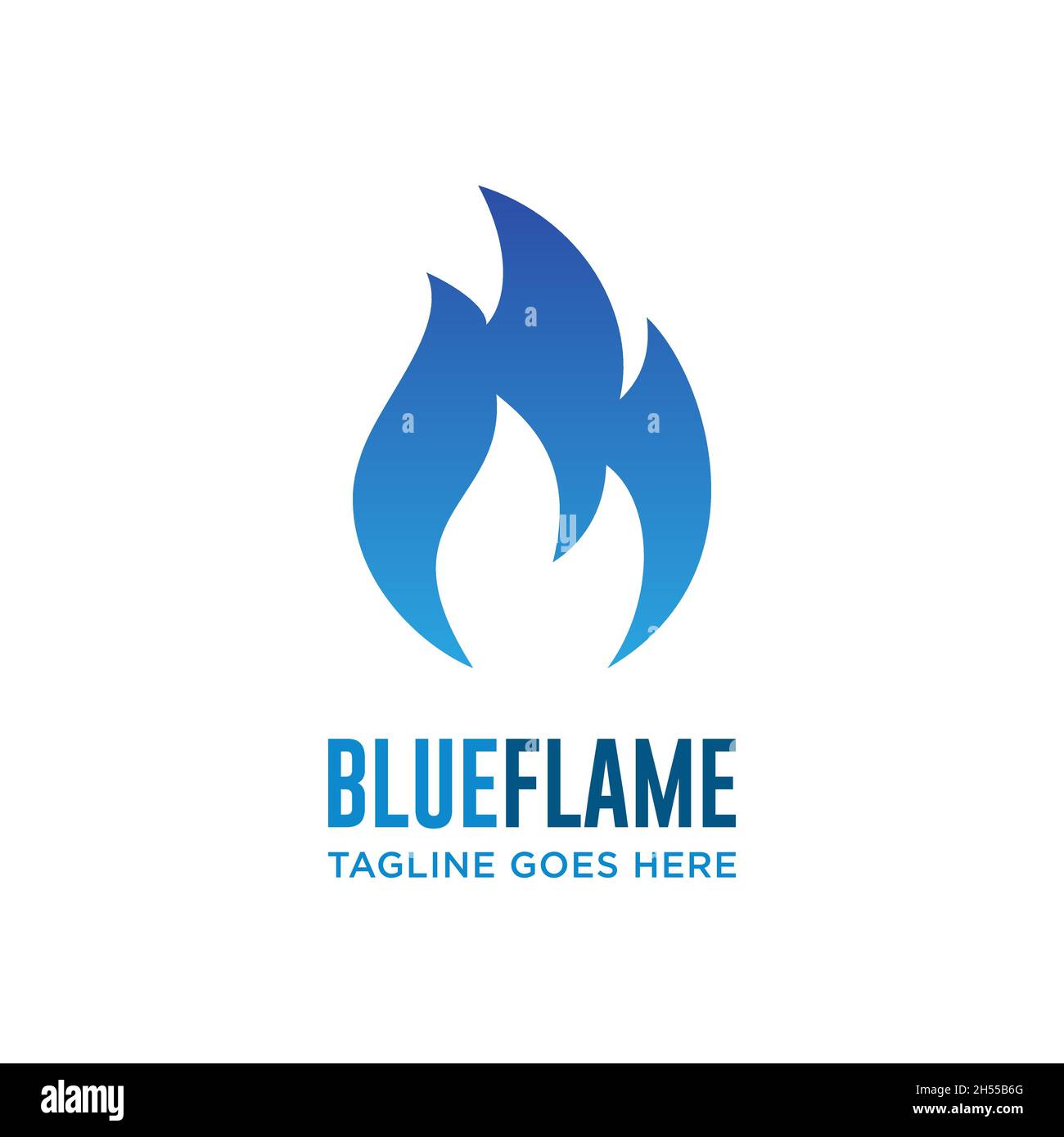 Flame, fire logo vector stock illustration design template. Vector eps 10. Stock Vector