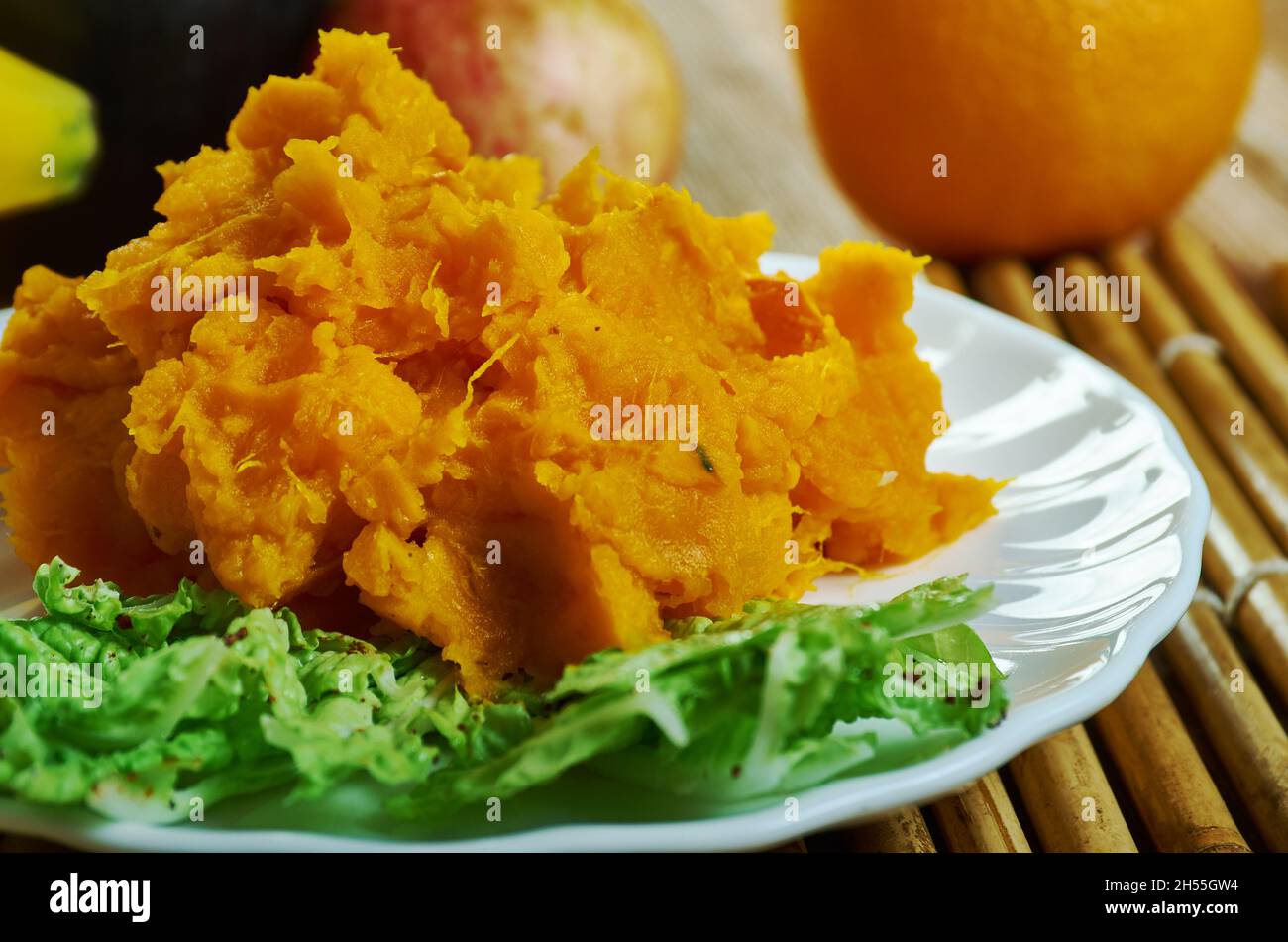 Futali Futali - traditional Malawian dish is prepared with a choice of pumpkin ...
