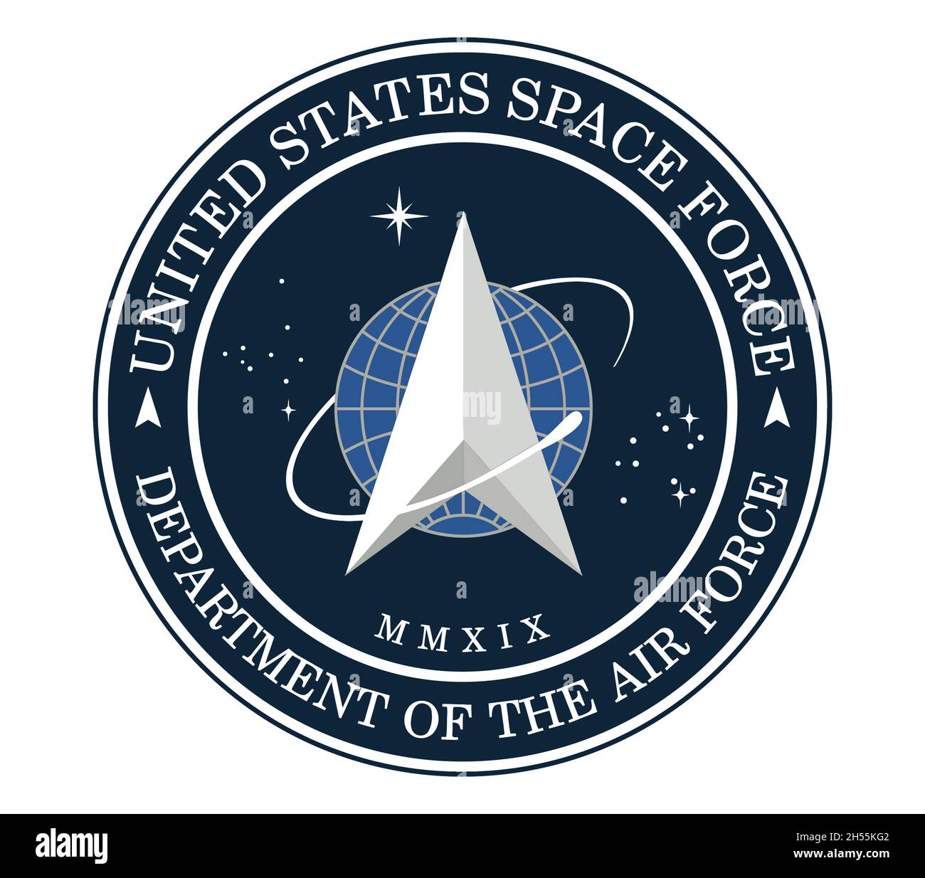 United States Space Force USSF Stock Photo