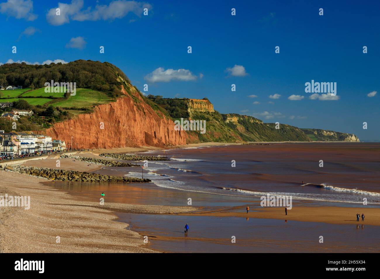 Sidmouth is a popular Victorian seaside resort on the Jurassic Coast ...