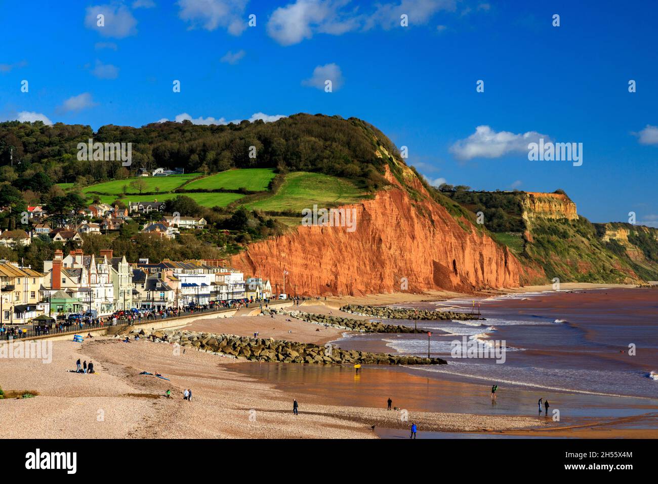 Sidmouth is a popular Victorian seaside resort on the Jurassic Coast ...