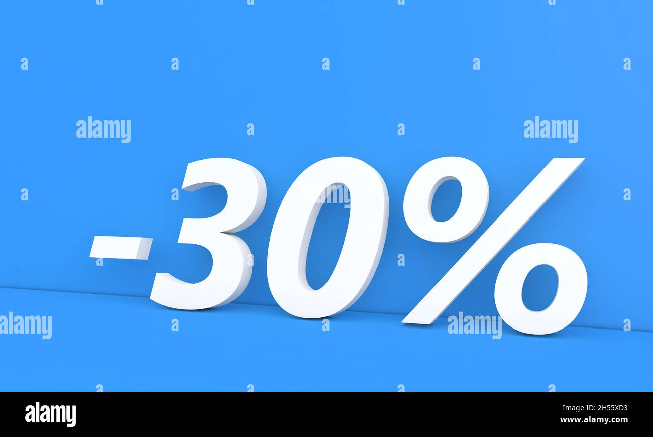 Discount 30 Percent Of The Price Of Advertising Goods 3d Render discount-30-percent-of-the-price-of-advertising-goods-3d-render