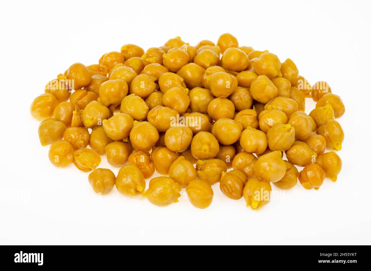 Vegetarian meals. Boiled chickpeas Studio Photo Stock Photo
