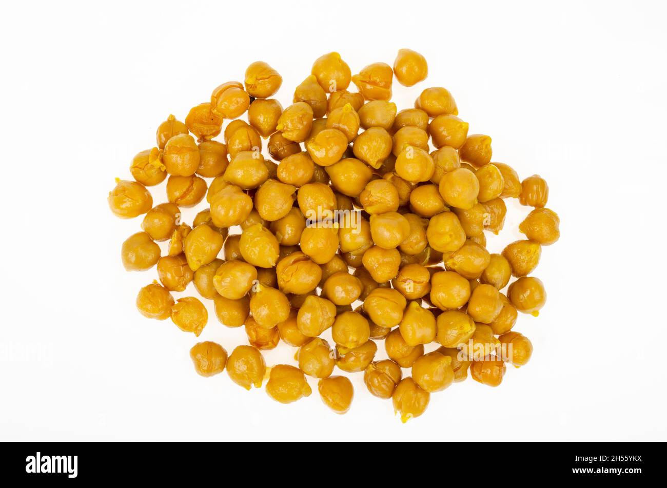Vegetarian meals. Boiled chickpeas Studio Photo Stock Photo